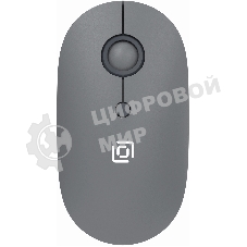 Мышь беспроводная Oklick 408MW графитовый, 1600 dpi, радиоканал, USB, кнопки - 4