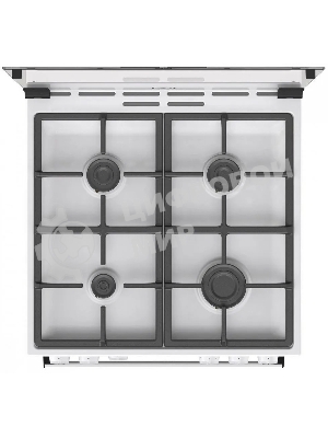 Плита газовая Gorenje GG6A11WF белый, конфорок 4 газовых, духовка 72 л, 60 см x 85 см x 60 см