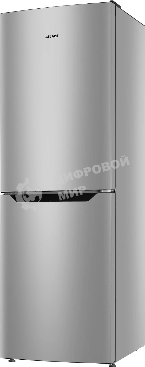 Холодильник Atlant ХМ 6619-189 серебристый двухкамерный 205/119л морозилка снизу