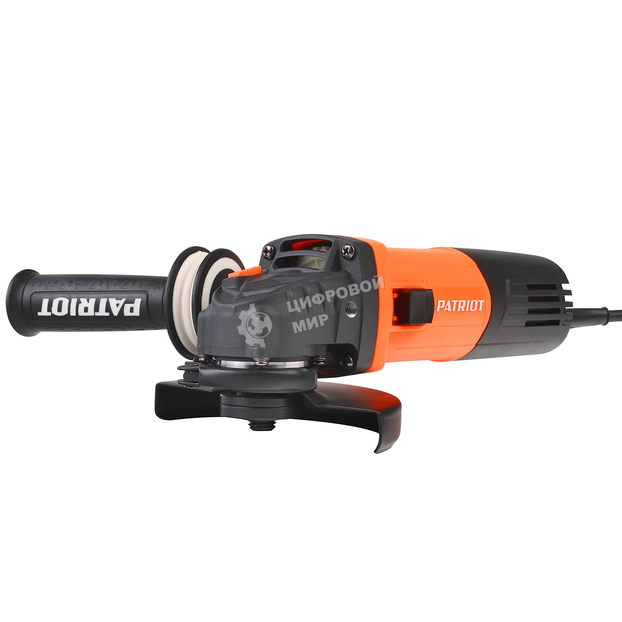 Угловая шлифовальная машина (УШМ) PATRIOT AG 126E, пылезащищенная. 1050Вт, Диск 125 мм