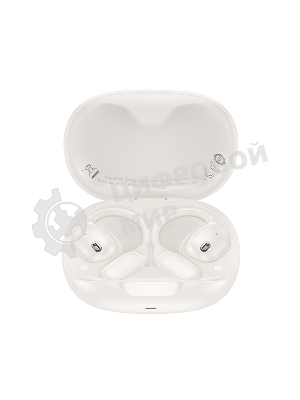 Наушники TWS Borofone BW66 Milky белый, вкладыши, Bluetooth, до 4 ч