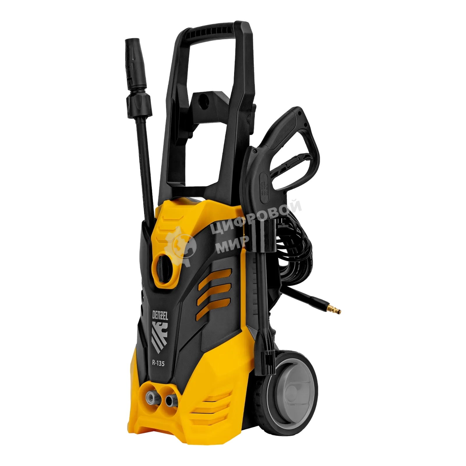 Моечная машина высокого давления Denzel R-135 1800 Вт, 135 бар, 6 л/мин, колесная