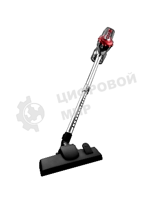 Пылесос вертикальный BRAYER BR4268 серый/красный, питание от сети, 185 Вт, уборка сухая, пылесборник 0,8 л