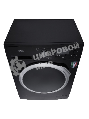 Стиральная машина Korting KWM 45ID1477 N черный, загрузка фронтальная 7 кг, 1400 об/мин, класс A