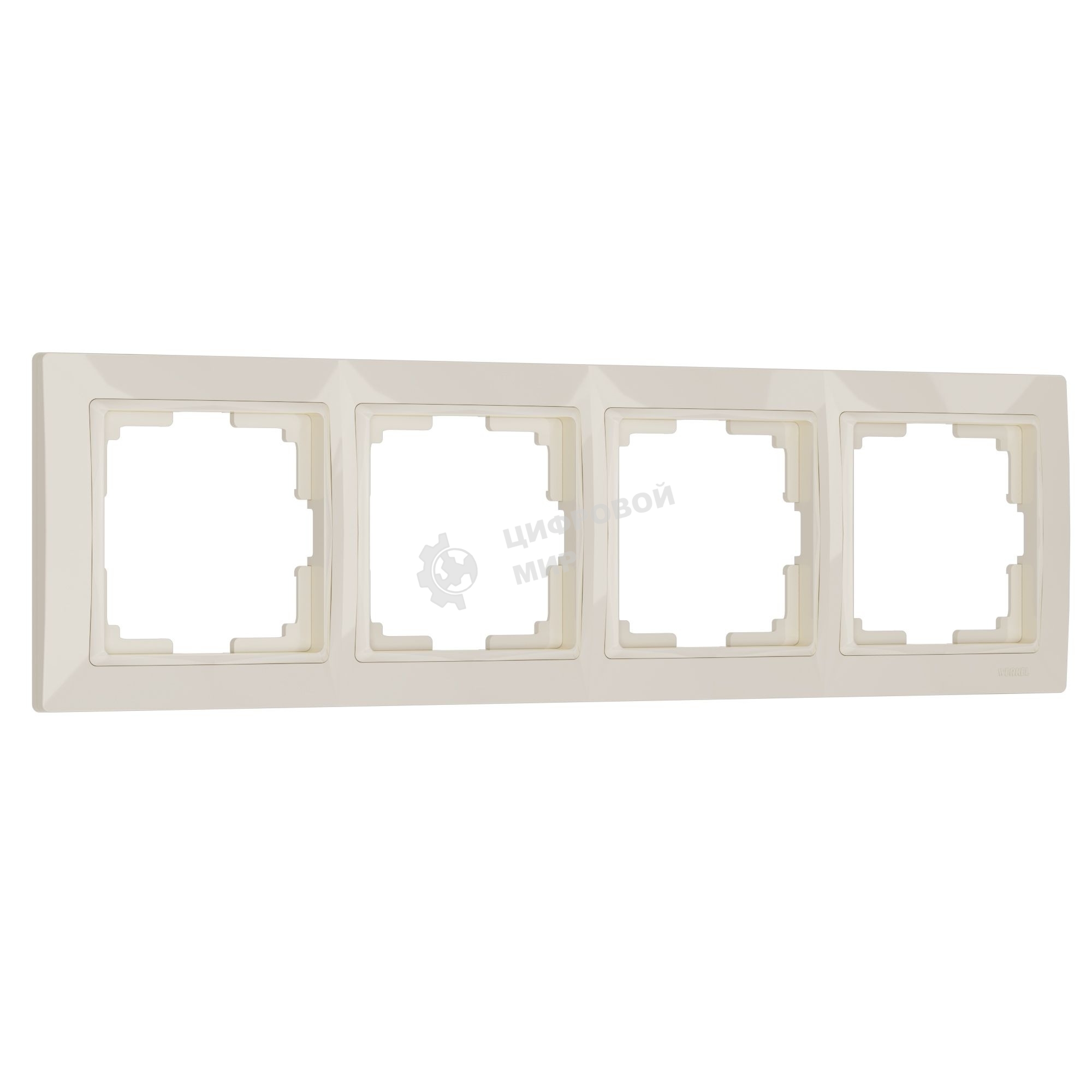 Рамка на 4 поста WERKEL (слоновая кость, basic) W0042003