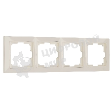 Рамка на 4 поста WERKEL (слоновая кость, basic) W0042003