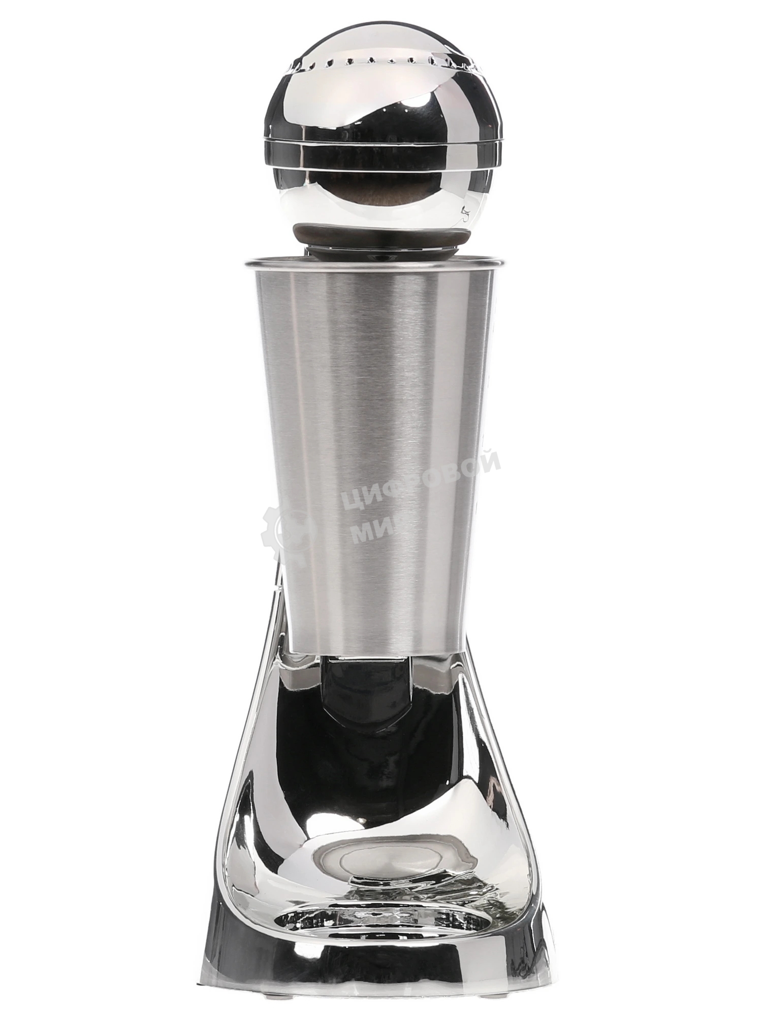 Миксер Clatronic BM-3472 серебристый, стационарный, 65 Вт, 0.45 л, 2 скорости