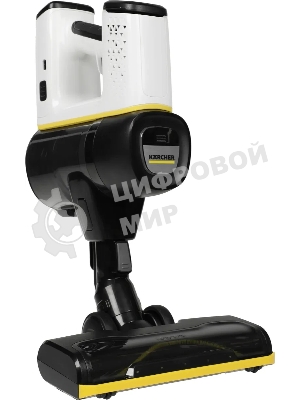 Пылесос вертикальный/ручной Karcher VC 6 Cordless ourFamily Car черный/белый, питание от аккумулятора, 250 Вт, уборка сухая, пылесборник 0.8 л, работа от АКБ max 50 мин