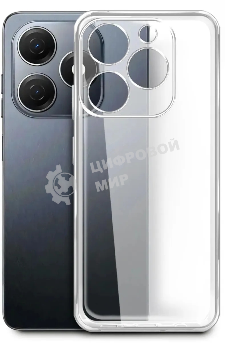 Чехол (клип-кейс) BoraSCO для Tecno Spark 20 72688 прозрачный