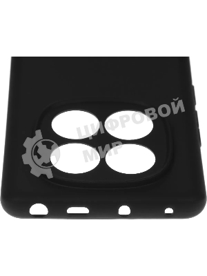 Чехол (клип-кейс) BoraSCO для Xiaomi Redmi Note 14 Pro 4G Silicone Case черный (74848)