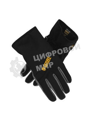 Перчатки универсальные Denzel 68091 двойные, работа с сенсорным экраном, размер 10