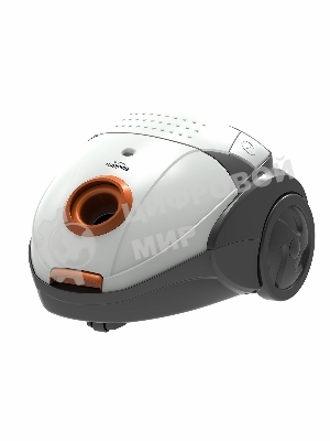 Пылесос Blackton Bt VC1401B белый/оранжевый, 350/1400 Вт, уборка сухая, пылесборник мешок 1,5 л