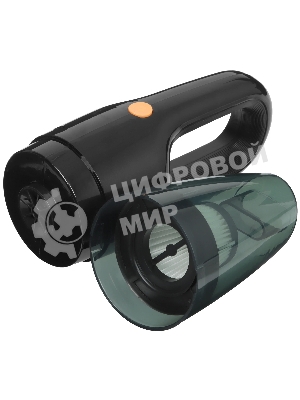 Пылесос автомобильный QUMO VaccoPM 6DU черный/серый, 120 Вт, уборка сухая, пылесборник контейнер 0.35 л