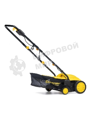 Скарификатор электрический Champion ESC1532 Мощность двигателя 1500 Вт, Напряжение сети 230,50 В, Гц, Вес c травосборником 9,3 кг, Ширина обработки 320 мм, Высота аэрации -4/0/+4/+12 мм, Высота скарификации -12/-8/-4/+4 мм, Тип/объем травосборника ткань/35 л, Регулировка высоты кошения/количество положений 4, Уровень мощности звука 96 дБ, Уровень звукового давления скарификатор/аэра 80/81 дБ, Уровень вибрации на рукоятке 3,245/3,335 (K=1,5 м/с) м/с2.