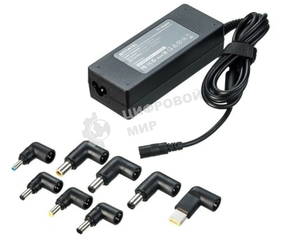 Универсальный блок питания (сетевой адаптер) для ноутбуков Asus 15-20V 6A 90W, с 8 насадками