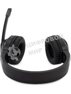 Гарнитура беспроводная/проводная с микрофоном Оклик HS-L420G черный накладные BT оголовье (1939799)