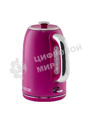 Чайник электрический Galaxy Line GL 0346, малиновый джем, металл, 2200 Вт, 1.7 л
