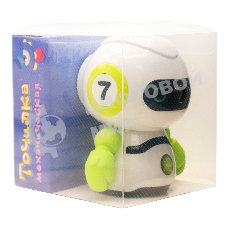 Точилка для карандашей механическая Silwerhof Robot Монстрики, 1 отверстие, пластик