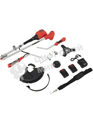 Триммер электрический Starwind SBG-300.20-4.4 аккум. разбор.штан. реж.эл.:леска/нож