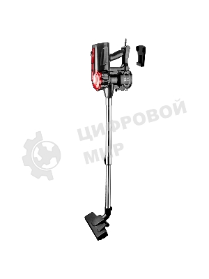 Пылесос вертикальный BRAYER BR4268 серый/красный, питание от сети, 185 Вт, уборка сухая, пылесборник 0,8 л