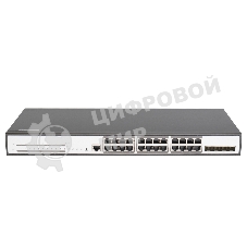 Коммутатор GIGALINK GL-SW-G204-28P, 24×1 Гбит/с PoE + 4×10 Гбит/с SFP+, управляемый