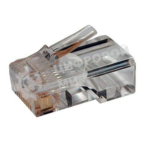 Коннектор LAN RJ-45 (8P8C), категория 5E. В упаковке 100 шт.