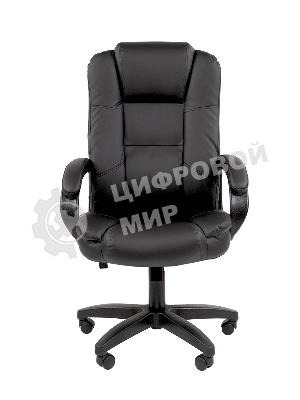 Кресло офисное Chairman 600LT чер.пласт экопремиум черный
