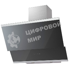 Вытяжка наклонная KRONA Irma 600 черный/серебристый, 59.6 см, 863 куб. м/ч, 53 дБ