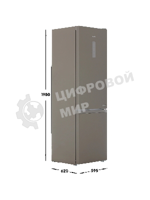 Холодильник Hotpoint HT 7201I BZ O3 бронзовый двухкамерный 239/83л морозилка снизу, No Frost