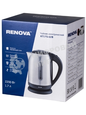 Чайник электрический Renova KT17S-02B