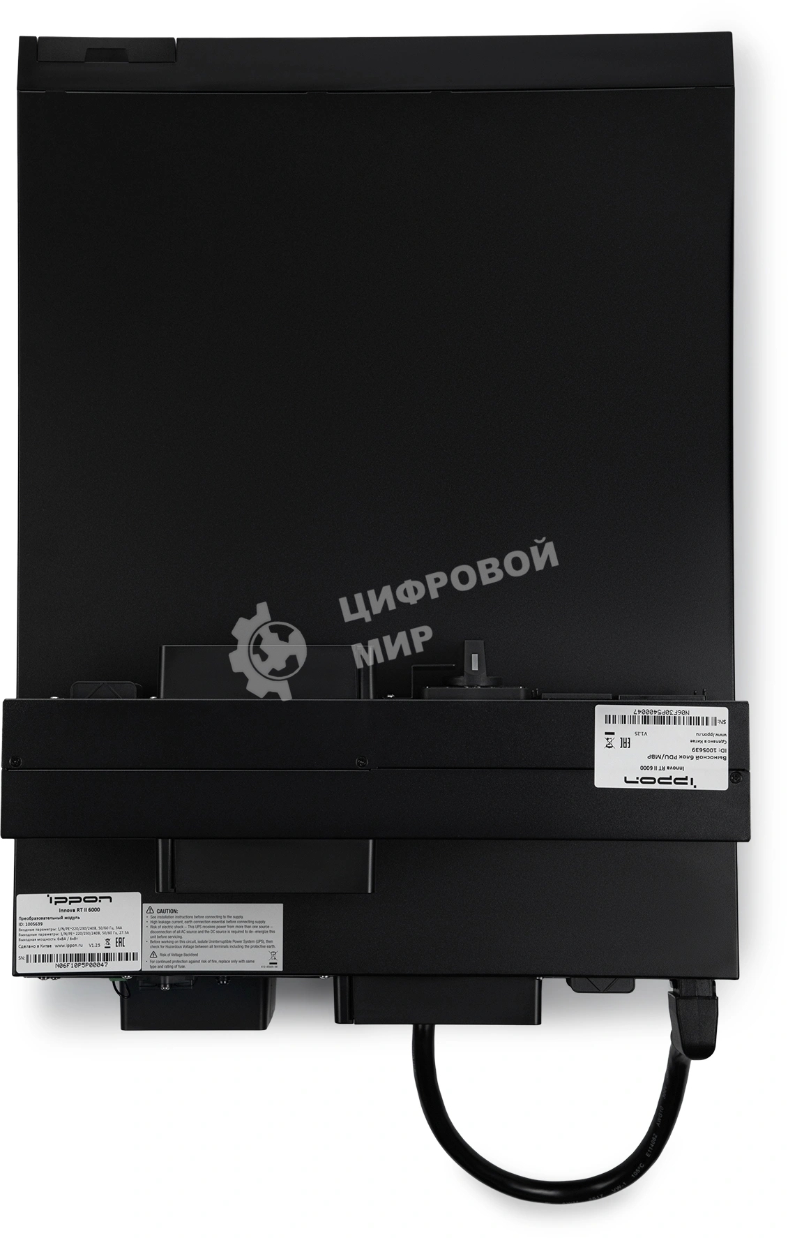 Источник бесперебойного питания Ippon Innova RT II 6000 6000Вт 6000ВА черный