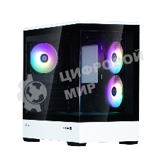 Компьютерный корпус ZALMAN P30 BW, MATX, BLACK/WHITE, WINDOW, 2x3.5