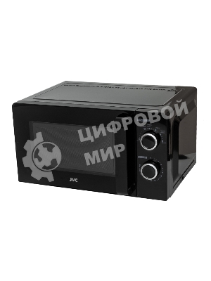 Микроволновая печь JVC JK-MW130M черный, 20 л, 700 Вт, переключатели - поворотный механизм