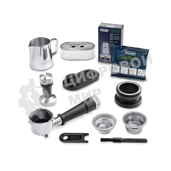 Кофеварка рожковая DeLonghi EC9255.M серебристый, исп. кофе - молотый/чалды, 1,7 л, 1400 Вт, 15 бар