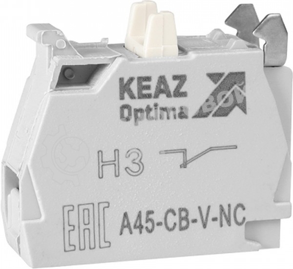 Контактный блок OptiSignal D22 A45-CB-V-NC 1НЗ винтовой зажим ZBE102