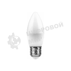 Лампа светодиодная Feron LB-97 7W 230V E27 4000K свеча
