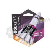 Элемент питания Космос алкалиновый LR6 KOSMOS premium ROCKETS (блист. 4шт)