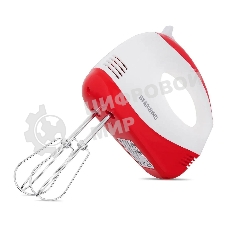 Миксер ручной Starwind SHM-251 250 Вт, белый/коралловый