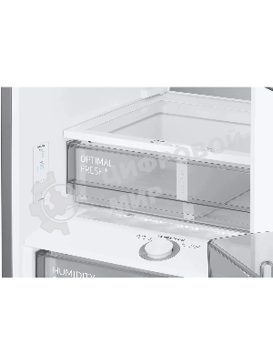 Холодильник Samsung RB34C7B5EB1/EF черный мат. двухкамерный 230/114л морозилка снизу, No Frost