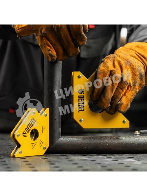 Фиксатор магнитный Denzel для сварочных работ усилие 75 LB