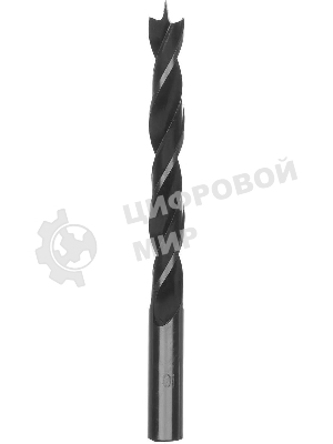 Сверло по дереву Сибртех, 10 мм, цилиндрический хвостовик