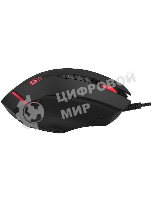 Мышь проводная A4Tech Bloody V8 черный, 3200 dpi, USB, кнопки - 8