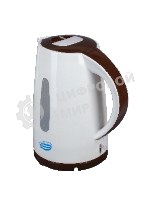 Чайник электрический Великие Реки Томь-1 бел/коричневый
