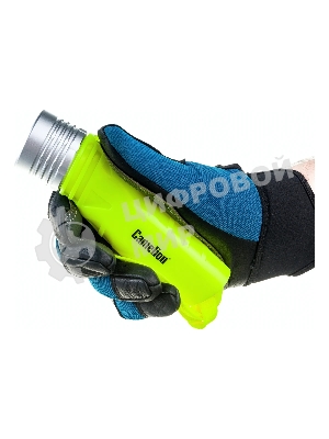Фонарь Camelion LED51534, желт, LED 3W SEOUL глуб 30м, 4xLR6, дайв, пласт+алюм., блистер 13360