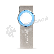 Флешка USB SmartBuy MC2 Metal Blue (SB016GbMC2), 16Gb, USB 2.0, R/W 25/15, синий/серебристый