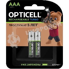 Аккумулятор Opticell Turbo 6080003 AAA NiMH 970mAh (2шт) блистер