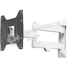Кронштейн для телевизора Hama Fullmotion черный/белый 19