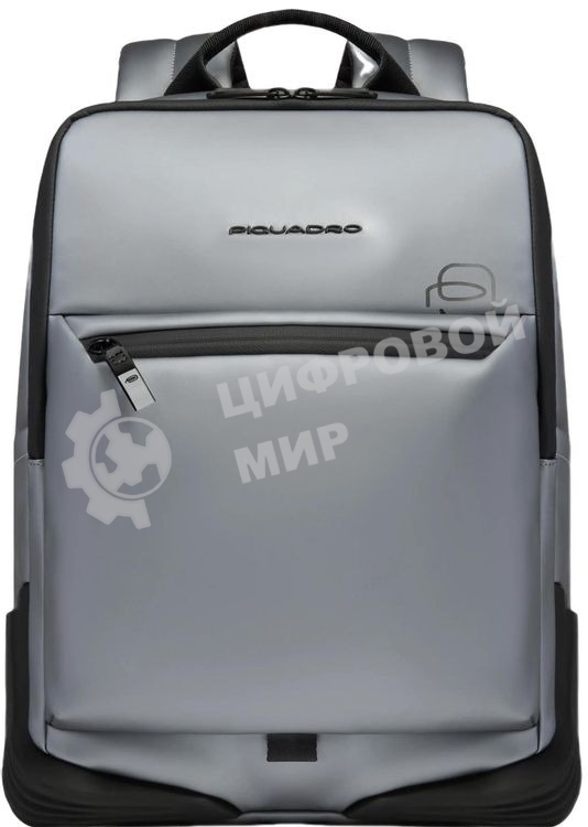 Рюкзак Piquadro Corner 2.0 CA6464C2OW/MGR серебристый/черный полиуретан
