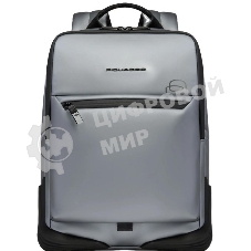 Рюкзак Piquadro Corner 2.0 CA6464C2OW/MGR серебристый/черный полиуретан