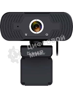 Веб-камера Defender G-lens 2591 2560x1440, 30 кадр/с, USB, микрофон, крепление на мониторе